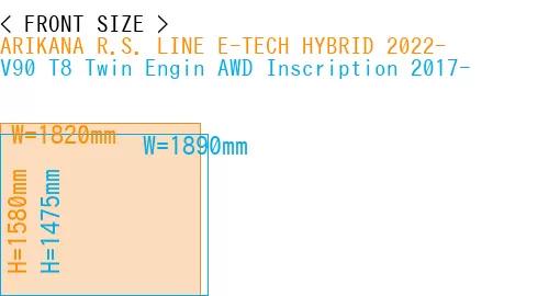 #ARIKANA R.S. LINE E-TECH HYBRID 2022- + V90 T8 Twin Engin AWD Inscription 2017-